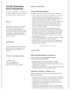 Helen Mubarak Boultinghouse Resume
